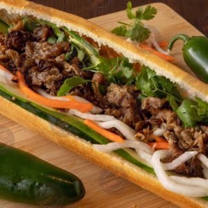 Bánh mì thịt nướng